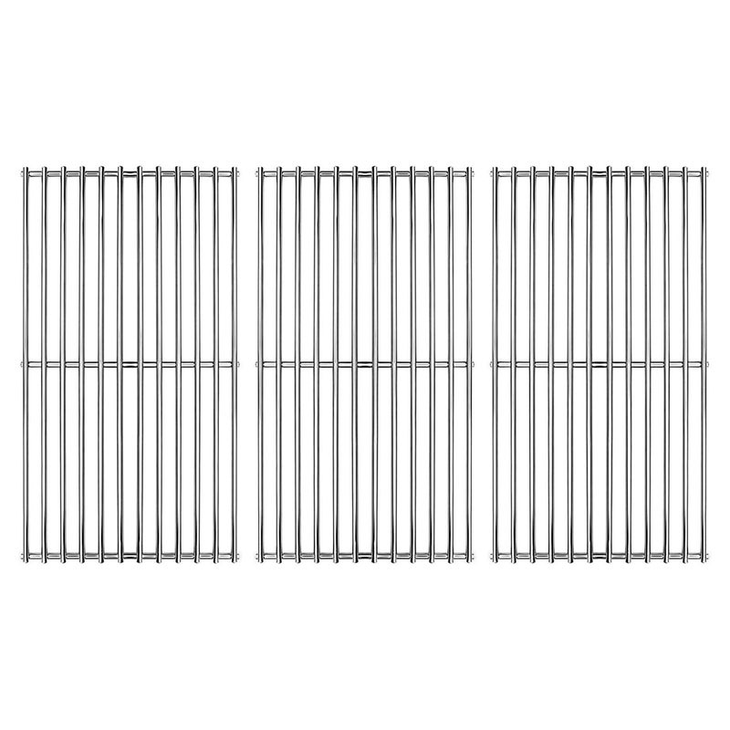 Hongso 19 1/4" SUS304 Stainless Steel Grill Grates for Jenn Air 720-0337 730-0337 750-0141 720-0062 720-0062-LP 720-0164, Ducane 30400042, Brinkmann 810-8502-S, Nexgrill 720-0193 Kirkland, Charmglow - Image 1